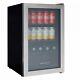 Cookology Under Counter Drinks Fridge 47cm Cooler 80 Cans S/steel Cbc70ss