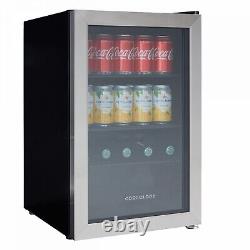 Cookology Under Counter Drinks Fridge 47cm Cooler 80 Cans S/Steel CBC70SS
