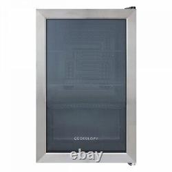 Cookology Under Counter Drinks Fridge 47cm Cooler 80 Cans S/Steel CBC70SS