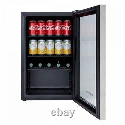 Cookology Under Counter Drinks Fridge 47cm Cooler 80 Cans S/Steel CBC70SS