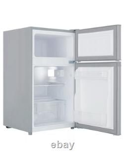 Cookology Under Counter Fridge Freezer 85L 48cm Freestanding Silver UCFF87SL