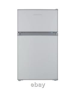 Cookology Under Counter Fridge Freezer 85L 48cm Freestanding Silver UCFF87SL