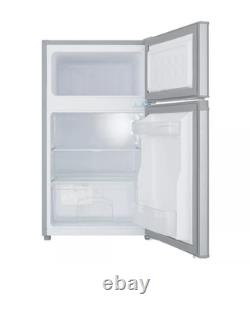 Cookology Under Counter Fridge Freezer 85L 48cm Freestanding Silver UCFF87SL