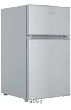Cookology Under Counter Fridge Freezer 85L 48cm Freestanding Silver UCFF87SL