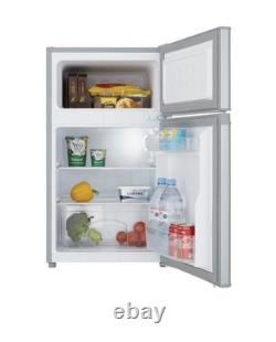 Cookology Under Counter Fridge Freezer 85L 48cm Freestanding Silver UCFF87SL
