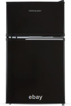 Cookology Under Counter Fridge Freezer 87L 47cm Black 2 Door