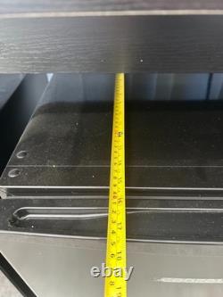 Cookology under counter fridge with ice box black
