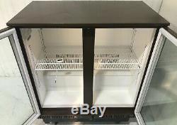 Cornelius Under Counter Double Glass Door Drinks Display Fridge Ergon 900