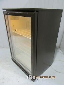 Cornelius Under Counter Single Glass Door Drinks Display Fridge 2 Shelves