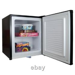 Counter Top Freezer with Lock, 33L, Reversible Door, Black, Igenix IG3751BL