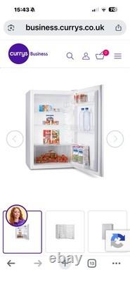 Currys Essentials CUL50W20 Under Counter Fridge White Volume 100L larder vgc CR8