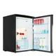 Dent Cookology 113l Under Counter Fridge With Freezer Zone Black Ucib113bk