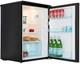 Dent Cookology 130l Freestanding Under Counter Fridge 55cm Black Ucfr130bk