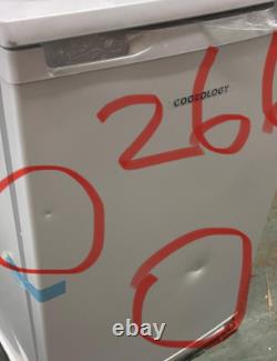 Dent Cookology 130L Freestanding Under Counter Fridge White UCFR130WH/E