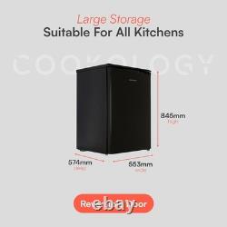Dent Cookology 130L Undercounter Freestanding Fridge UCFR130BK/E