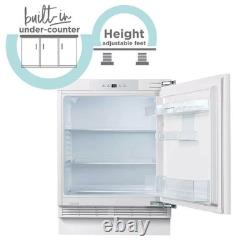 Dent Cookology 138L Under Counter Built-In Fridge 60cm in White CBULF601