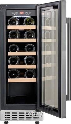 Dent Cookology 20 Bottle Freestanding Under Counter Fridge Cabinet SS CWC300SS