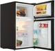 Dent Cookology 85l Freestanding Under Counter Fridge Freezer- Ucff87bk