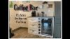 Diy Coffee Bar With Built In Beer Fridge And Wine Storage