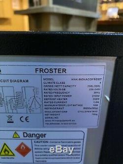 Door Drinks Display / Under Counter Bar Froster / Glass Freezer LED