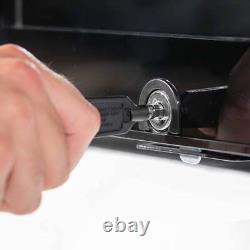 Drinks Fridge 60L with LED Light Black