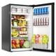 Euhomy 93l Under Counter Fridge Small Fridge Freezer With 7 Stage Thermostat