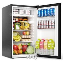 EUHOMY 93L Under Counter Fridge Small Fridge Freezer with 7 Stage Thermostat