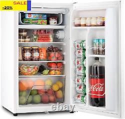 Eco100 LED Under-Counter White Fridge Freestanding Refrigerator Solid Door w