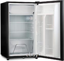 Eco100 led under-counter black fridge freestanding refrigerator solid door