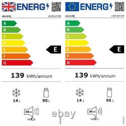 ElectriQ 109 Litre Freestanding Under Counter Fridge with Ice Box S eiQ55UCIBS