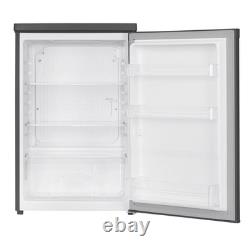 ElectriQ 127 Litre Freestanding Under Counter Larder Fridge Silver eiQ55UCLFS