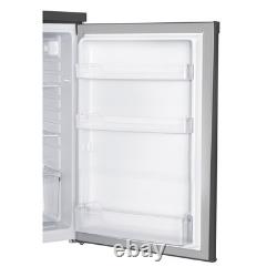 ElectriQ 127 Litre Freestanding Under Counter Larder Fridge Silver eiQ55UCLFS