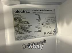 ElectriQ 127 Litre Freestanding Under Counter Larder Fridge Silver eiQ55UCLFS