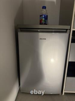 ElectriQ 127 Litre Freestanding Under Counter Larder Fridge Silver eiQ55UCLFS