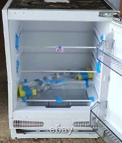 ElectriQ 133 Litre Integrated Under Counter Fridge 60cm Wide White