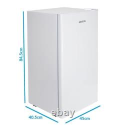ElectriQ 62L Under Counter Fridge with Ice Box- Reversible Door, Adjustable Feet