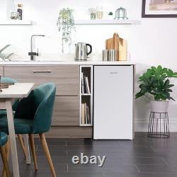 ElectriQ 62L Under Counter Fridge with Ice Box- Reversible Door, Adjustable Feet