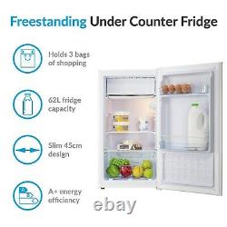 ElectriQ 62 Litre Freestanding Under Counter Fridge with Ice Box EQ45FRIDGEICE