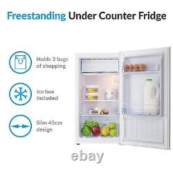 ElectriQ 62 Litre Freestanding Under Counter Fridge with Ice Box EQ45FRIDGEICEve