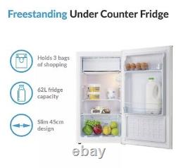 ElectriQ 62 Litre Under Counter White With Ice Box (Energy Rating A+)