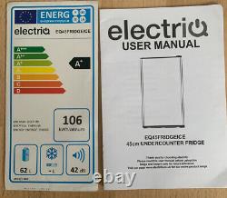 ElectriQ 62 Litre Under Counter White With Ice Box (Energy Rating A+)