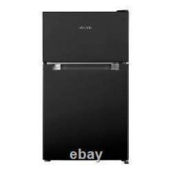 ElectriQ Under Counter Freestanding Fridge Freezer Black eiQUCFFBve