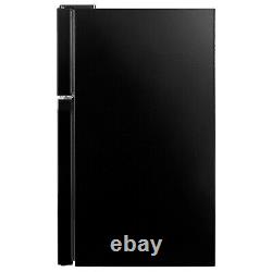 ElectriQ Under Counter Freestanding Fridge Freezer Black eiQUCFFBve