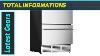 Euhomy 24 Inch Under Counter Double Drawer Fridge The Ultimate Outdoor Beverage Refrigerator