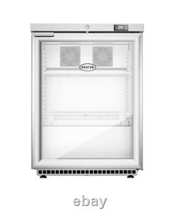 Foster HR150G Undercounter Fridge Glass Door, Refurbished Collection
