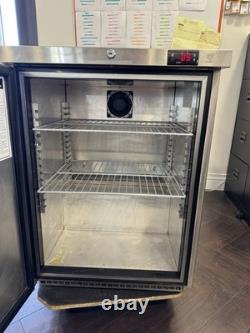Foster HR150 Commercial Under Counter Fridge. Stainless Steel
