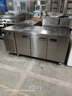Foster Undercounter 3 Door Fridge Work Top Prep Table Excellent Condition Used