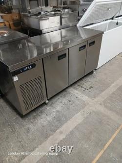 Foster Undercounter 3 Door Fridge Work Top Prep Table Excellent Condition Used