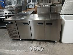 Foster Undercounter 3 Door Fridge Work Top Prep Table Excellent Condition Used