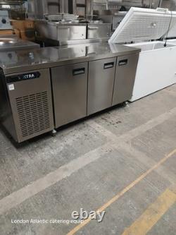 Foster Undercounter 3 Door Fridge Work Top Prep Table Excellent Condition Used